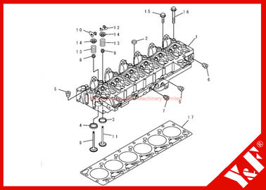 kaufen Dauerhafte Hauptdichtung 6731-11-1370 der zylinder-Zus-6735-11-1821 online manufacture