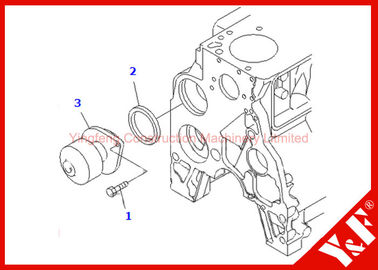 kaufen Lärmarmer Bagger zerteilt Wasser-Pumpen-Zus 6735-61-1501 6735-61-1502 online manufacture