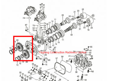3100993 / 3100994 Hydraulikpumpe-Gang-Hitachi-Bagger-Zusätze
