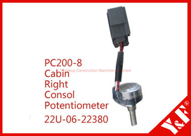 Kabinen-Recht-der konsolidierten Staatsanleihe der KOMATSU-Bagger-elektrischer Teil-PC200-8 Potenziometer 22U-06-22380
