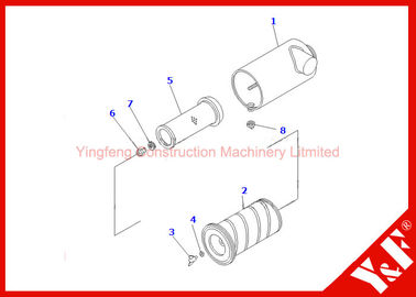 Dauerhafter Bagger zerteilt Luftfilter-Zus 6206 - 83 - 7510 600 -181 - 6050 600 - 181 - 6540